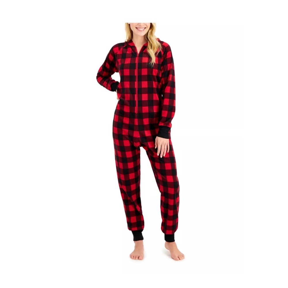 Women's XXLarge Pre packaged Red Black Buffalo Plaid Holiday Christmas Pajamas